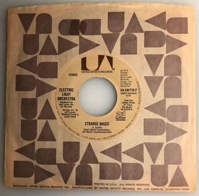 Electric Light Orchestra / Strange Magic / 1975 UA 45 rpm / NM - Image 1 of 4