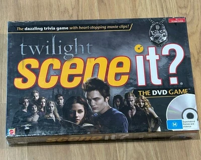 Twilight Scene It? Trivia Board Game with DVD Movie Clips Mattel New, Sealed - Image 1 of 4