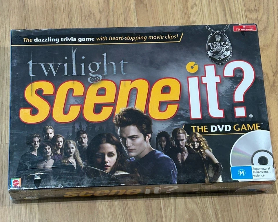 Twilight Scene It? Trivia Board Game with DVD Movie Clips Mattel New, Sealed - Image 1 of 4