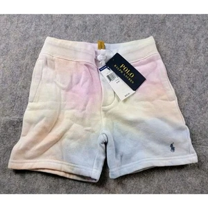 Polo Ralph Lauren Boys 4T Bermuda Fleeced Shorts size 4 4T Tie Dye NWT - Picture 1 of 6