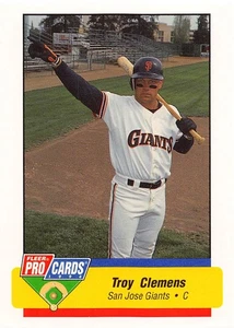 Troy Clemens 1994 Fleer ProCards 2819 San Jose Giants Baseball Card - Picture 1 of 2