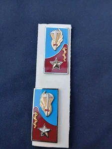 Mostrine militari Paracadutisti Ufficiale Medico Bo.Mi.Sa. - Foto 1 di 2