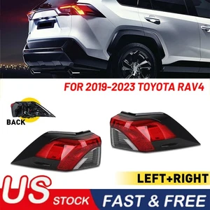 2x Tail Light Passenger Rear & Driver Lamp Brake Outer For Toyota RAV4 2019-2023 - Picture 1 of 11