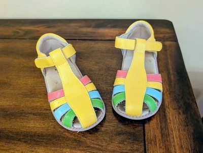 LIVIE & LUCA MATILDA JANE 女孩彩虹凉鞋 12 码 — 第 1/2 张图片