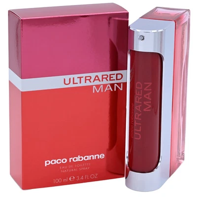 Ultrared Man de Paco Ranne colonia EDT 3.3 / 3.4 oz nueva en caja Foto 1 de 4