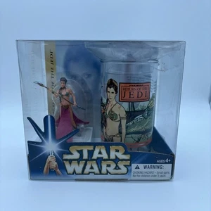 Hasbro Star Wars Princess Leia 2004 ROTJ Figure and Cup set New - Picture 1 of 12
