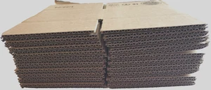 10 6x4x4 inch Cardboard Corrugated Paper Mailing Shipping Box - Picture 1 of 4