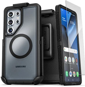 Samsung Galaxy S25 Ultra Voyager Hülle mit Gürtelclip Holster - Bild 1 von 9