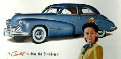 OLDSMOBILE - Auto / Car / Automobile Ad -- 1947 -- 11 x 13 1/2 - Image 1 of 2