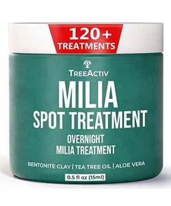 TreeActiv Overnight Milia Spot Treatment .5oz Milia Improves in 2 Weeks 120 Uses - Picture 1 of 12