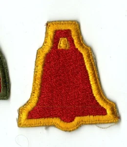XIX Corps 1st Design White Back Patch WWII Vintage Europe France - Picture 1 of 2