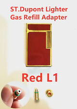 1Pc Mosiężny adapter do napełniania gazem do zapalniczek S.T Dupont Red Caps Ligne 1