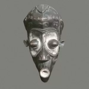 Elegant Bene Lulua Mask Congo African Mask - Picture 1 of 12