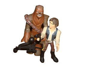 STAR WARS - HANS SOLO AND CHEWBACCA- DISNEY TOYBOX 5" FIGURES - Picture 1 of 2