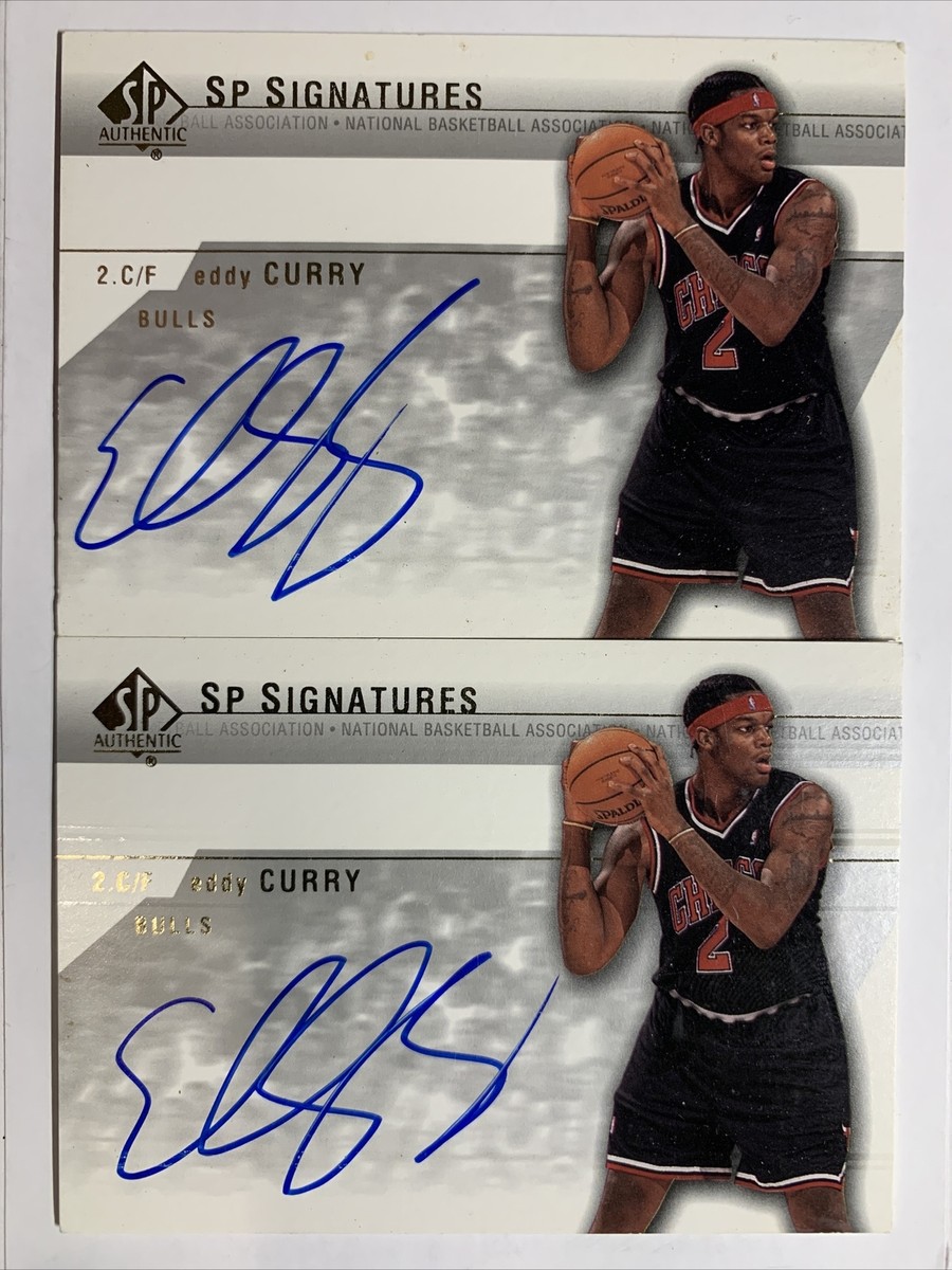 Upper Deck Eddy Curry Basketball Autographed Sports Trading Cards 