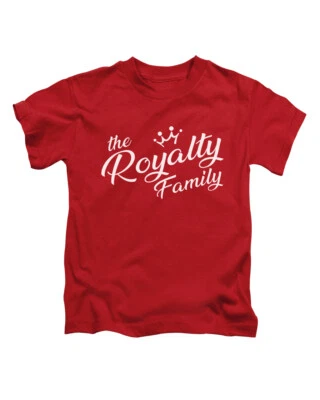 The Royalty Family Kids T-Shirt Funny YouTuber YouTube Tee Top (White Print) - Image 1 of 3