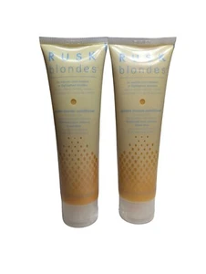 2x Rusk Golden Blonde Conditioner For Natural, Color Treated Or Highlights Hair - Picture 1 of 2