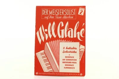Der Meistersolist auf dem Piano-Akkordeon Will Glahe heft 2 - Image 1 of 4