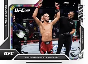 MUHAMMAD MOKAEV 2023 Panini Instant Versicolor UFC 286 MMA #30 RC Rookie #4/5 - Picture 1 of 4