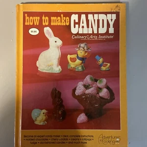 “How to Make Candy” Culinary Arts Institute 1983/HC Vintage Cookbook - Picture 1 of 8