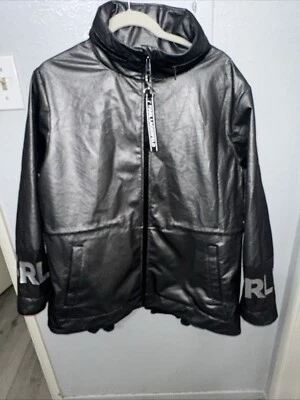 Roupa externa feminina PUMA x KARL LAGERFELD corta-vento tamanho X-GRANDE - Imagem 1 de 4