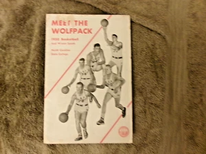 1949-50 NC STATE BASKETBALL MEDIA GUIDE Yearbook 1950 FINAL FOUR EVERETT CASE AD - Bild 1 von 13