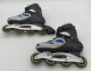Patines en línea Salomon TR 8 carbono estampado humano ajuste automático Energyzer 77,5 mm para hombre 9 - Imagen 1 de 15