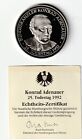 1992 Germany medal for the 25th Anniversary of death of Konrad Adenauer