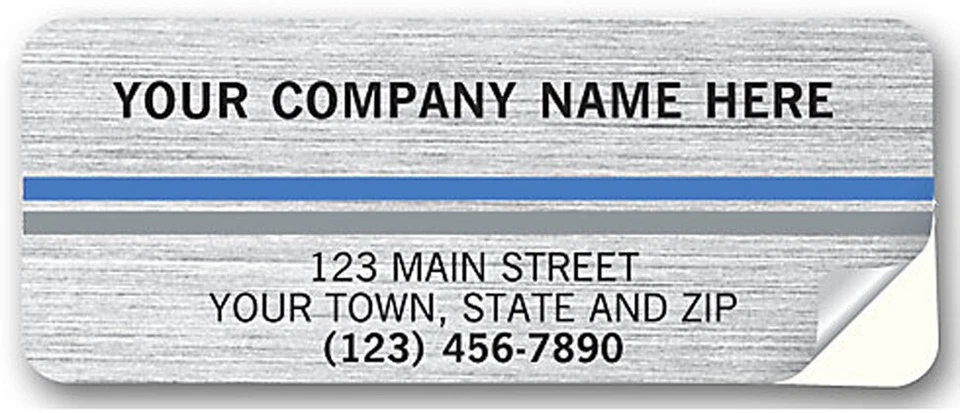 250 Metallic Address and I.D. Labels, NEBS/Deluxe # 333-1 - Image 1 of 1