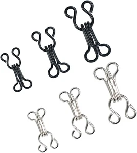 90 Pairs Sewing Hooks and Eyes Closure for Bra Clothing Trousers Skirt Jackets F - Picture 1 of 7