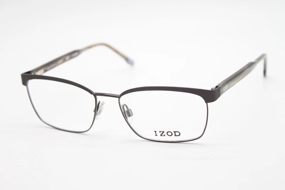 NEW IZOD CV IZ 2053 GUNMETAL BROWN AUTHENTIC EYEGLASSES 54-16 - Image 1 of 4