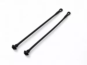 Rear Trunk Parcel Shelf Strap 2 Pieces 1H6863447 - Golf MK2 / MK3 / GTI - Foto 1 di 3