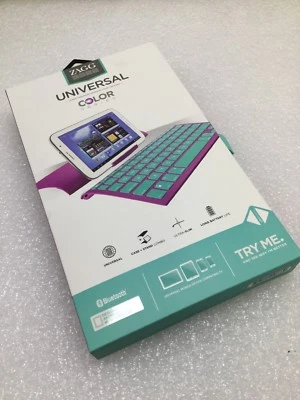 ZAGG Universal Bluetooth Keyboard Case for Apple Samsung, All Bluetooth Devices  - Image 1 of 3