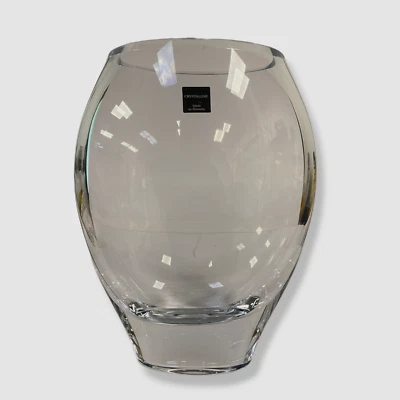 95 美元罗格斯加透明水晶椭圆 8 英寸花瓶 — 第 1/4 张图片