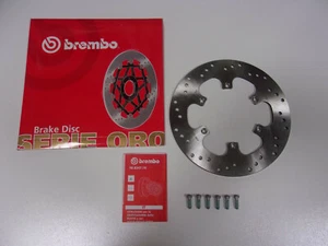 Disco freno Brembo freno posteriore + viti BMW F 650 CS GS PD G 650 GS  - Foto 1 di 2