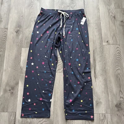 PJ Salvage Navy with Stars Pajama lounge Sleep Pants XL NWT - Image 1 of 3