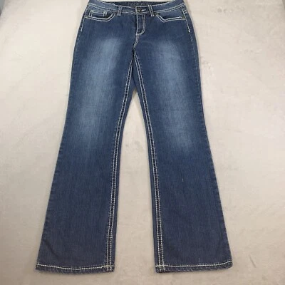 Code Bleu Jeans Womens 10/29 Blue Annette Modern Rise Bootcut Dark Wash Ladies - Image 1 of 4