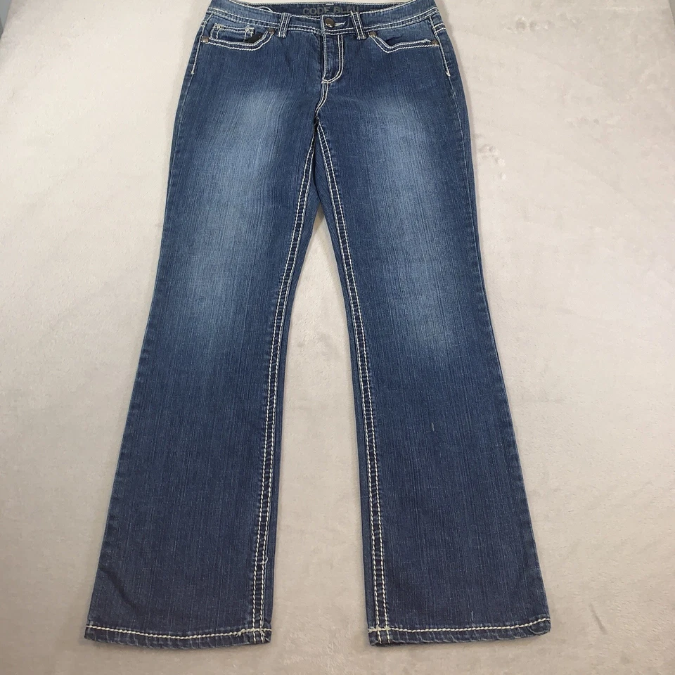 Code Bleu Jeans Womens 10/29 Blue Annette Modern Rise Bootcut Dark Wash Ladies - Image 1 of 4