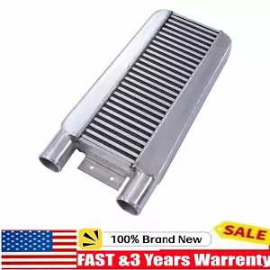 Universal Intercooler Turbo Front Mount 2.5" Inlet/Outlet Same One Side Aluminum - Picture 1 of 14