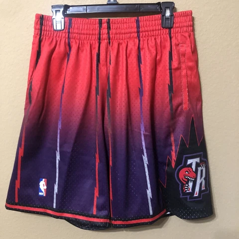 MITCHELL & NESS TORONTO RAPTORS BASKETBALL SHORTS HARDWOOD CLASSIC NBA Size M Cover