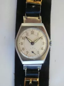 Military 1940 mechanical steel SPEET PATENT 24293 Germany vintage wrist watch - Picture 1 of 12