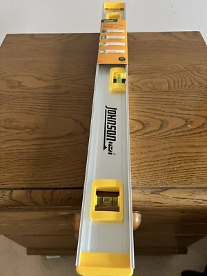 Johnson 24" Aluminum Top-Read with Rule Level Leveler - Image 1 of 4