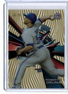 25/35 Roberto Osuna 2015 Topps High Tek Gold Tidal Diffractor #HT-RO Blue Jays