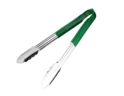 12 inch Colour Coded Tong - Green — 第 1/2 张图片