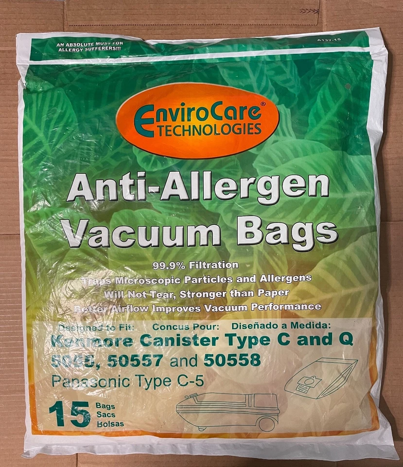 15 Kenmore Anti-Allergen Canister Type C & Q 5055 50557 50558 Vacuum Envirocare - Image 1 of 2
