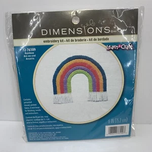 Learn a Craft Embroidery Kit ~ Dimensions Rainbow #72-76109 - Picture 1 of 2