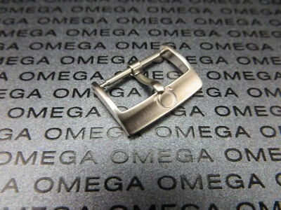 New 18mm Authentic OMEGA Stainless Steel Tang Buckle Brush Finish 18 mm M - Image 1 of 2