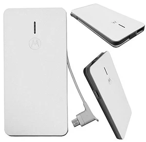 Motorola P4000 Micro-USB Universal Portable Phone Battery Power Pack WHITE NEW - Picture 1 of 8