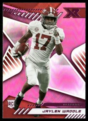 2021 Panini Chronicles Draft Picks Pink Jaylen Waddle RC #185 - Image 1 of 2