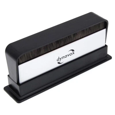 Dynavox doppelte Schallplatten Bürste Samtbürste / Carbonborsten Plattenbürste - Bild 1 von 4